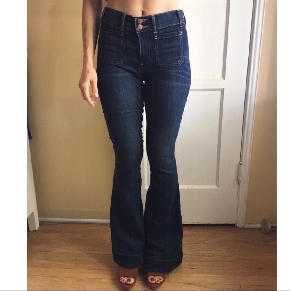 Express Flare Bottom Jeans